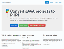 Tablet Screenshot of javatophp.com